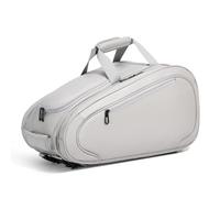 Gralara Pickleball Bag Water-Resistant Badmintons Bag Backpack with Shoe Compartment for Athletes, Array, Grey, L