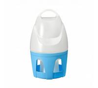 Gralara Pigeon Water Dispenser with Handle Automatic Fowl Drinker Crack-Resistant Fowl Waterer with Handle for Pigeons, Chicken Coop, 6L