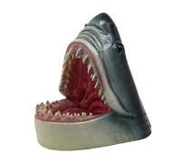 Gralara Pond Floating Shark Head Water Decoy Animal Figurine Simulation Shark Head Statue, 22.5cmx20cmx22.5cm