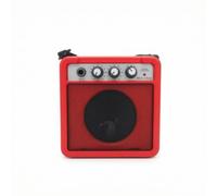 Gralara Portable Audio Amplifier Mini Guitar Amp Speaker Practice Amplifier Pocket Size With 6.35 mm Jacks Rotary Controls Power Suitable for travel casual practice rehearsal breaks