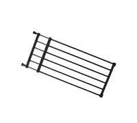 Gralara Portable Dog Gate for Stairs And Hallways - Adjustable, Black Height 36cm S