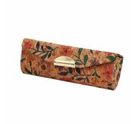 Gralara Portable Lipstick Storage Box Dustproof Lipstick Jewelry -Shut Closure Closure Makeup Storage Box, Flower Sea Style