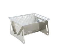 Gralara Portable Outdoor Portable Cooker With Foldable Metal Body Removable Compact Layout Mesh Cooking Slotted Vent Panels Suitable for cooking road trips