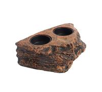 Gralara Premium Reptile Feeding Station for Exotic Pets, Double Bowl