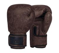 Gralara Punching Bag Gloves in PU Leather for Men Women Sparring And Training Gear Kickboxing MMA Workout, Dark Brown 10oz