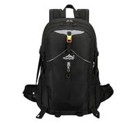Gralara Reliable Outdoor Backpack, Black, Black, size to 2 | Lightweight, Adjustable, Travel Backpack, for Commuting, Hikers, tourists