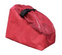 Gralara Roller Skate Bag with Adjustable Shoulder Strap, Storage Bag for Roller Skates, Organizer for Skate Shoes, Breathable Shoe Bag Made of, Red