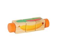 Gralara Rotating Puzzle Toy 3D Wooden Rotating Puzzle Blocks Skill Development Building Cognitive Function Fine Motor Grasping Activity Wooden, Style I