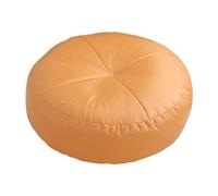 Gralara Seat Cushion, Footrest, Ottoman, Thick and Easy-to-Clean Floor Mat, Ideal for The Bedroom Or Office. Bedroom Decoration and, Orange