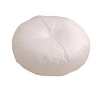 Gralara Seat Cushion, Footrest, Ottoman, Thick and Easy-to-Clean Floor Mat, Ideal for The Bedroom Or Office. Bedroom Decoration and, White