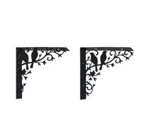 Gralara Shelf Bracket Decorative Metal Shelf Brackets High-Performance Mounting Pieces for Living Room, Bedroom, Workspace , Branch and Bird