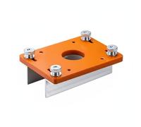 Gralara Slotting Jig Adjustable Edge-Trimming Jig Accurate Carpentry Tool for Carpenters, Furniture Building, Without Stop