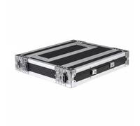 Gralara Sound Equipment Holder Case Audio Device Heavy-Duty Transport Enclosure Shockproof for Artists, DJs, Traveling, White