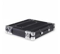 Gralara Sound Equipment Holder Case Audio Device Heavy-Duty Transport Enclosure Shockproof for Artists, DJs, Traveling, Black