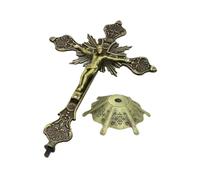 Gralara Standing Crucifix Jesus Crucifix Table Cross Jesus on The Cross Statue for Chapel