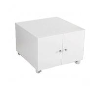 Gralara Steel Filing Cabinet Rolling Storage Cabinet with Double Door Access and Modern Steel Structure Suitable for Office Equipment Arrangement Study Room, Height 450mm X Width 600mm X Depth 600mm