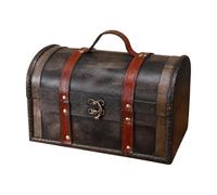 Gralara -Style Wooden Storage Chest Compact Wooden Storage Chest for Study, L