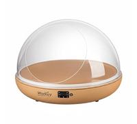 Gralara Temperature Regulated Cat Bed Shelter Cave With Heated And Cooling Function Stable Dome For Private Resting Suitable for cats apartments quiet corners living rooms window-side naps, Brown