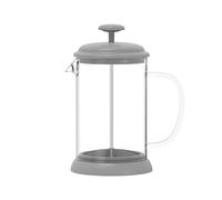 Gralara Thickened Borosilicate Glass Coffee Maker Pot Heat Resistance Easy to Clean No Coffee Ground Espresso Plunger 800ml for Kitchen Home, Gray