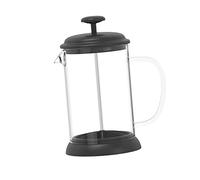 Gralara Thickened Borosilicate Glass Coffee Maker Pot Heat Resistance Easy to Clean No Coffee Ground Espresso Plunger 800ml for Kitchen Home, Black