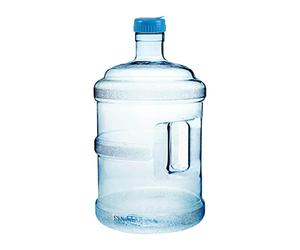 Gralara Thickened Water Dispenser Bottle Reusable Pure Water Bucket Mineral Water Barrel Portable Water Container Pure Water Bottle with Handle for Camping Outdoor Home Office,Blue,18.9L