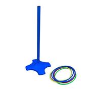 Gralara Toss Game for Indoor Outdoor with Fun Sport Activity Carnival Game Tossing for Garden BBQ Yard, Blue Post