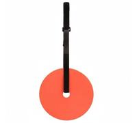 Gralara Training Target Soccer Disc Football Goal Accuracy Marker With Adjustable Hook And Loop Strap TPE And Nylon Build Suitable for Backyard Practice Team Individual Training, Orange