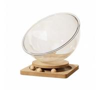 Gralara Transparent Feline Dome with Track Ball, Medium, 37 Cm