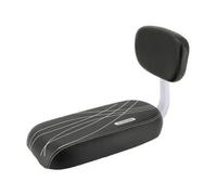 Gralara Two-Wheeler Rear Passenger Seat Cushion Comfortable Rear Bike Seat with Backrest Supportive for Kids, Everyday Pedaling