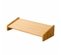 Gralara Under Desk Footrest Wide Surface Office Foot Stool Improves Posture Angled Foot Rest for Students, Children, Study Room, Natural, Low 60CM