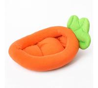 Gralara Veggie-Shaped Pet Bed Machine Washable Carrot Shaped Pet Bed Easy to Clean for Cats, Young Dogs, Carrot Nest, L Suitable For Pets Within 10 Kg
