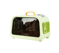 Gralara Ventilated Cat Carrier Space Capsule Backpack Carrier With Built In Fan And Quiet System Large Capacity 27L PP Construction suitable for travel visits outdoor walking, Green