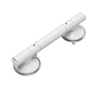 Gralara Washroom Support Handle with Suction Bases Drill Detachable Suction Grab Handle Compact for People with Mobility Challenges, Toilet Area, 35CM