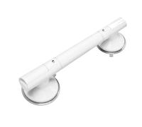 Gralara Washroom Support Handle with Suction Bases Drill Detachable Suction Grab Handle Compact for People with Mobility Challenges, Toilet Area, 45CM
