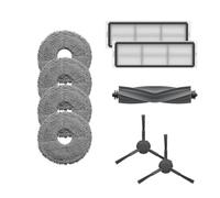 GrAles Main Brush/Side Brush/Cover/Filter/Detergent/Rag, Compatible for Dreame Bot L10s Pro Robot Vacuum Cleaner Accessories Parts (Color : 1 set)