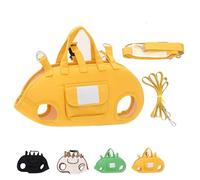 Gram Carrier, Breathable Pet Backpack Carrier for Dogs & Cats: Adjustable. Secure Design for Hiking, Travel with Small/Medium Pets (Yellow,M/8.8-14.3LB)