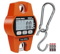 GRAM PRES Digital Hanging Scale, Mini Crane Scale 660LB/300KG,Deer Hunting Scales,Digital Scale with Hooks for Farm Fishing, Fish,Luggage，Outdoor.