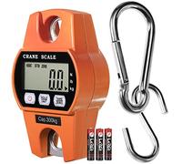 GRAM PRES Digital Luggage Scales Hook Scales Kitchen Scales Portable Lifting Scale Industrial Scales 300 kg for Suitcase Fishing Hunting Outdoor Scales LCD Display