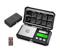 GRAM PRES Digital Pocket Gram Scale 300g x 0.01g Accuracy， Small Mini High Precision Jewelry Scale Digital Weight Grams And Oz For Gold,Diamond，Arrows, Powders And Mdicine,With 50g Cal Weights