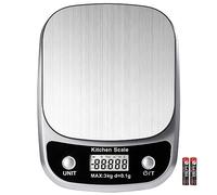 GRAM PRES Food Kitchen Scale Digital Weight Grams and Oz,Professional Small Digital Kitchen Food Scales 3kg/0.1g for Weight Loss