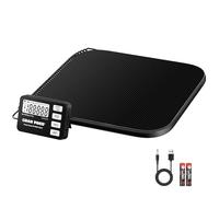 GRAM PRES Shipping Scale 440 lbs/10g Highly Accurate, Digital Postal Scale with Hold/Tare/Pcs, with LCD Display for Packages/Luggage/Post Office/Dog, Battery & USB Cable Included