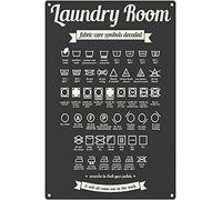 Graman Vintage Metal Laundry Sign - Decorative Plate, 12X16 inches
