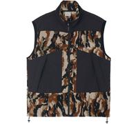 Gramicci - Casual, warm sleeveless fleece - Thermal Fleece Vest Bark Camo for Men - Size S - Brown Brown S