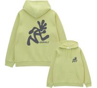 Gramicci - Fleece-lined hooded sweatshirt - Running Man Hooded Sweatshirt Lime for Men - Size L - Green Green L