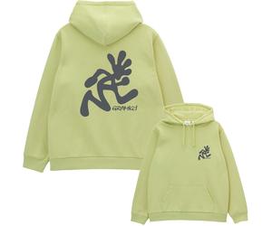 Gramicci - Fleece-lined hooded sweatshirt - Running Man Hooded Sweatshirt Lime for Men - Size L - Green Green L