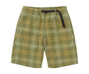 Gramicci | G-Shorts | Hemp Plaid | Natural Hemp Twill Shorts S