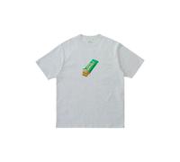 Gramicci granola-bar motif crew-neck T-shirt - Grey S-M-L-XL