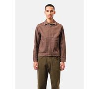 Gramicci Japanese Slub Denim Jacket - Amber Brown - Brown / S