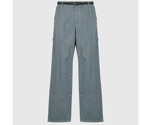 Gramicci Jeans OVERDYED HICKORY WORK PANT in Marine US L