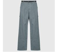 Gramicci Jeans OVERDYED HICKORY WORK PANT in Marine US XS